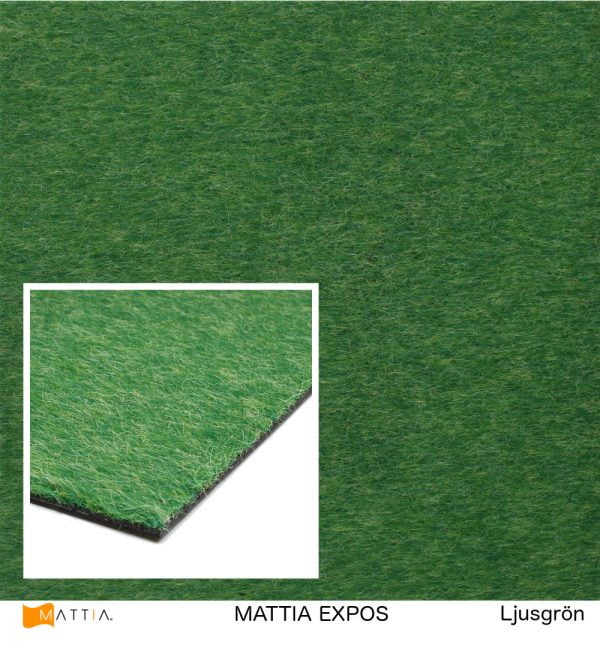 Textilplatta Mattia Expos Ljusgrön